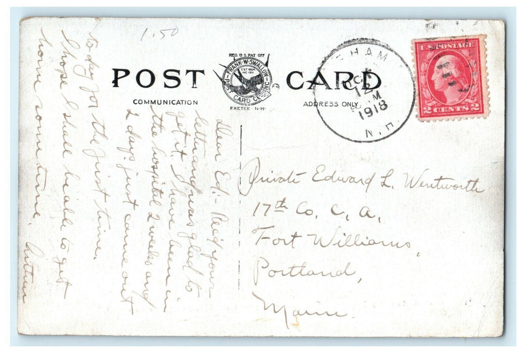 1918 New Engineering Building New Hampshire College Durham NH Postcard