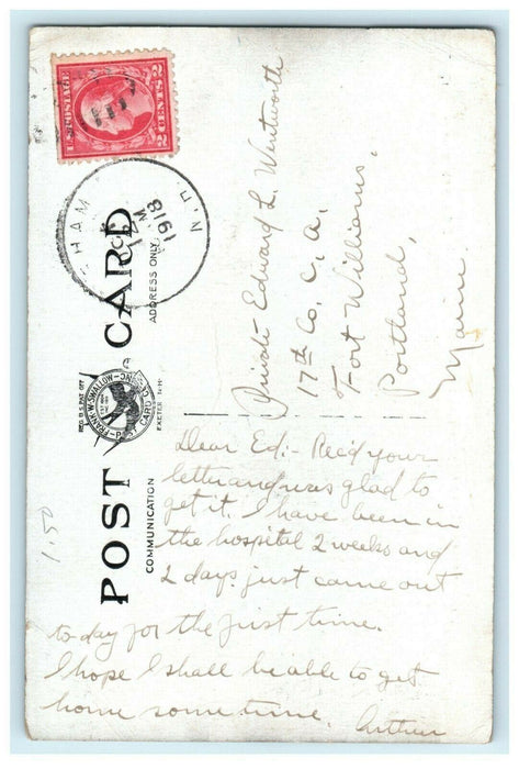 1918 New Engineering Building New Hampshire College Durham NH Postcard