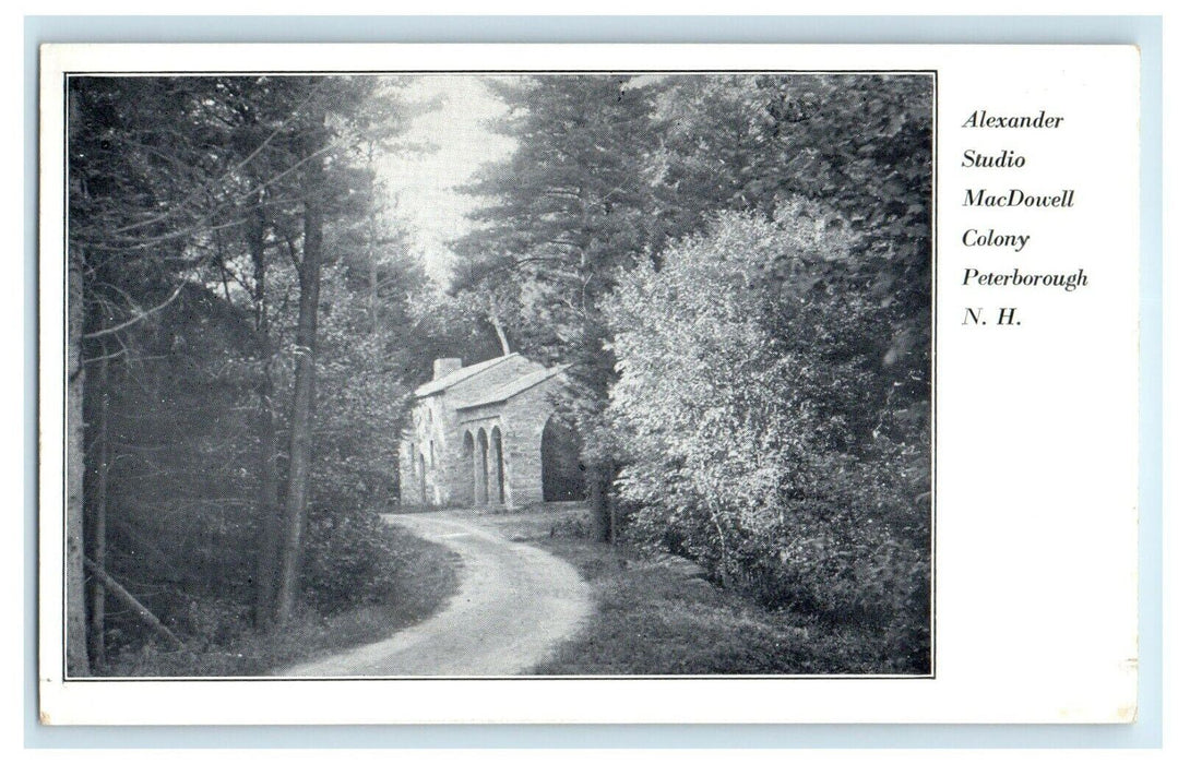 c1910's Alexander Studio MacDowell Colony Peterborough New Hampshire NH Postcard