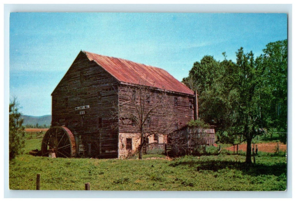 c1960s Miller's Mill West of Historic Lexington's Virginia VA Postcard