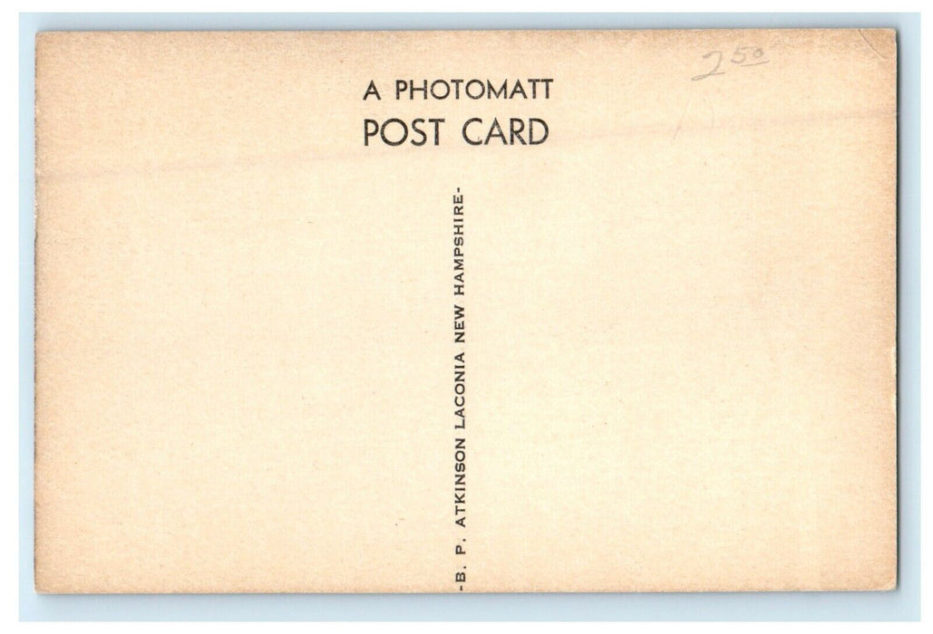 c1940's Wentworth Hall Jackson New Hampshire NH Photomatt Postcard