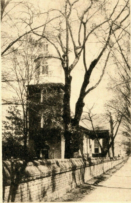 Bruton Parish Church Oldest America Williamsburg 1936 Harrisonburg Postcard