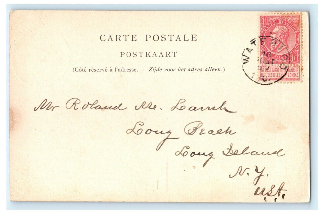 1902 Waterloo Napoleon Duc De Wellington Waterloo Belgium Postcard