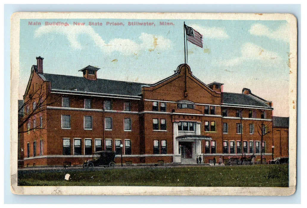 c1920s Main Building New State Prison Stillwater Minnesota MN Postcard