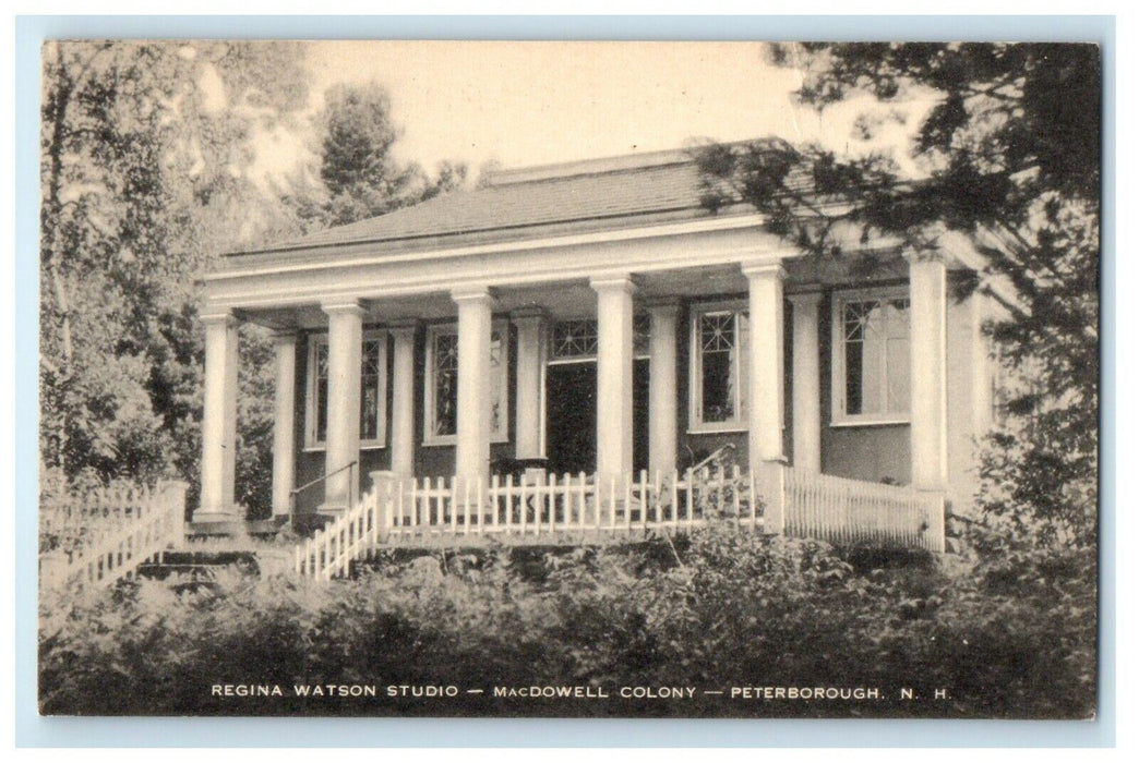 Regina Watson Studio MacDowell Colony Peterborough New Hampshire NH Postcard