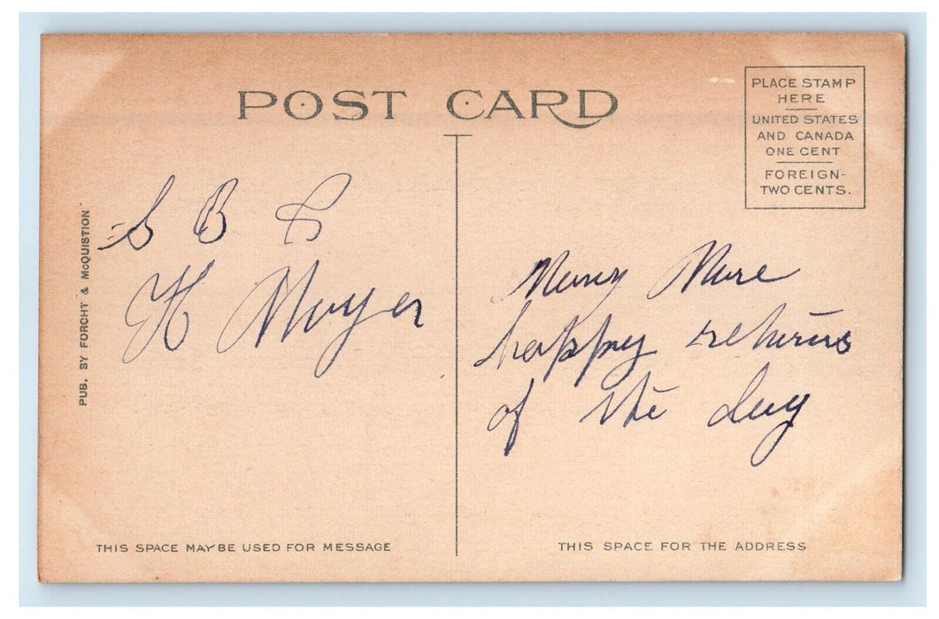 c1910's Reformed Church Formerly Old Harmonite Church Harmony PA Postcard
