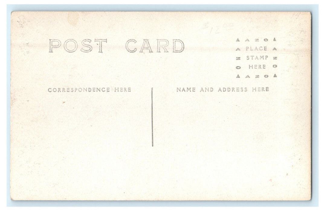c1910's Hotel Bucklen Trolley Elkhart Indiana IN RPPC Photo Antique Postcard