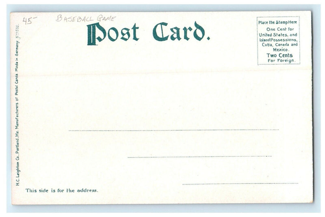 1905 Crowds Sitting at The Oval Worcester, Massachusetts MA Antique Postcard