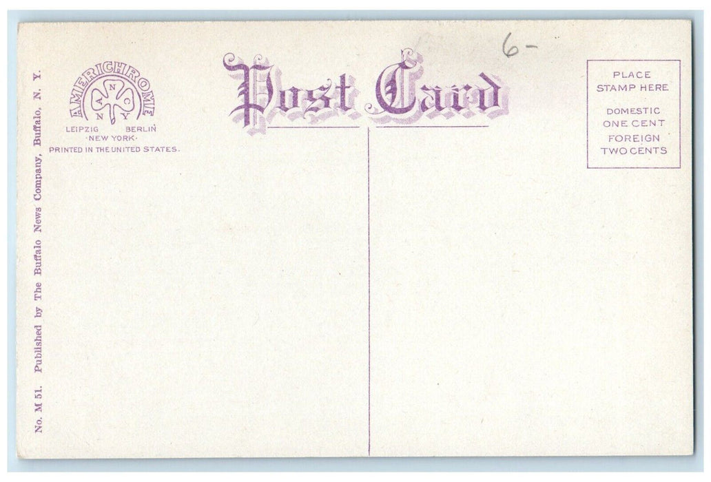 c1910's View Of St. Paul's Church Fort Erie Canada Unposted Antique Postcard