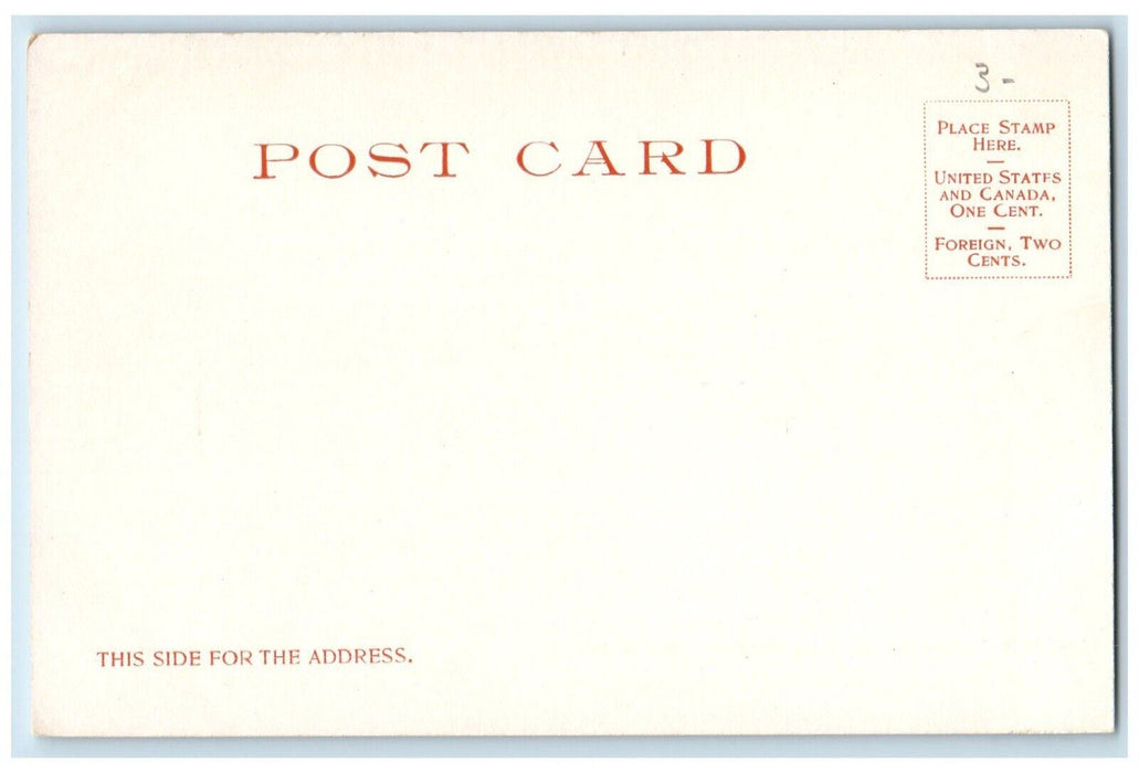 c1905 View Of Saco Lake Crawford Notch White Mountains New Hampshire NH Postcard