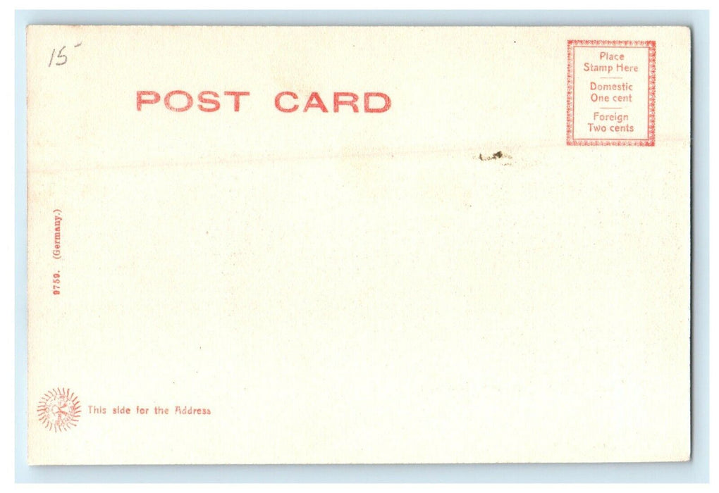 1905 Highland Military Academy, Worcester Massachusetts MA Postcard