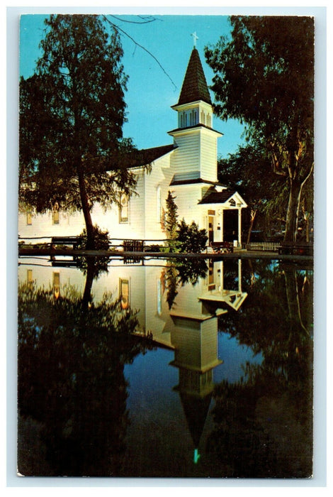 The Church Of Reflections Knott's Berry Farm Ghost Town Buena Park CA Postcard