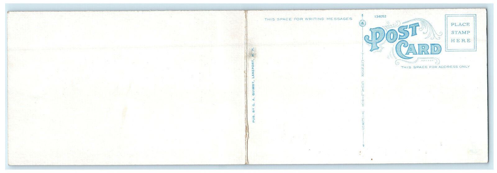 c1920s Panorama of Lake Shore Park New Hampshire Unposted Postcard