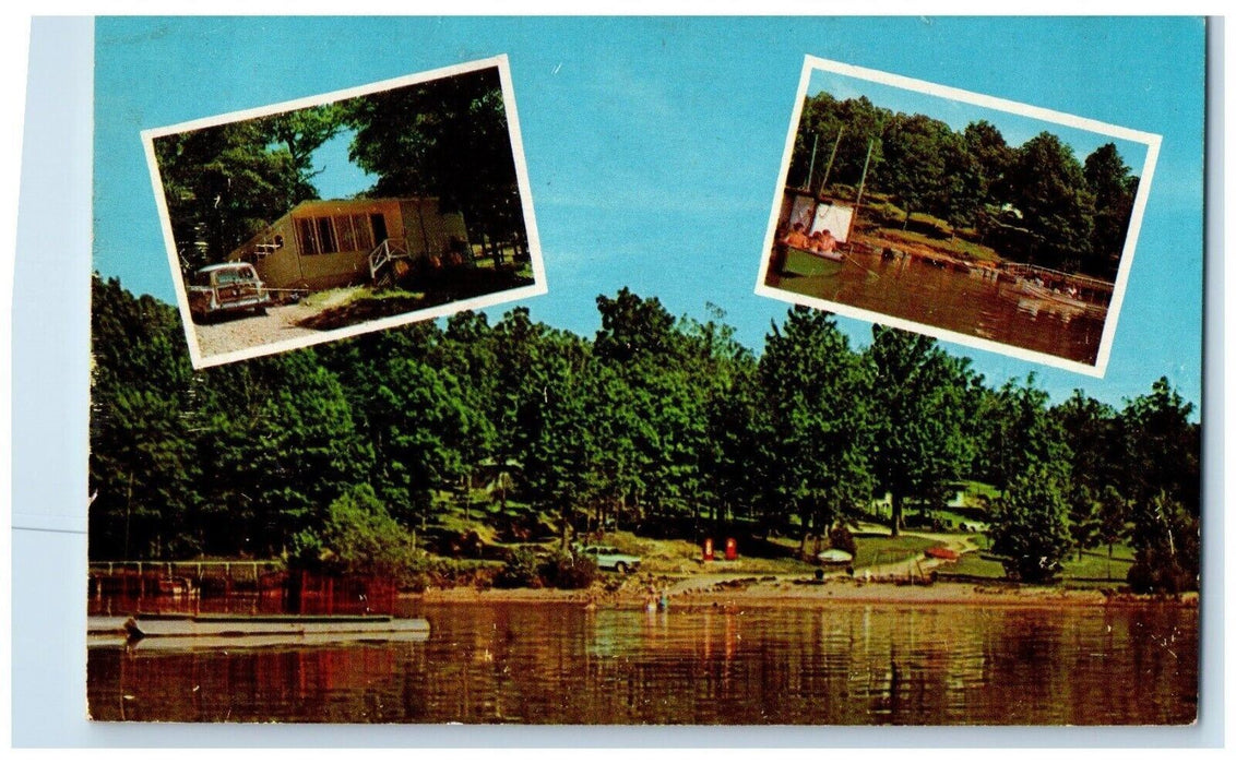 c1950's Multiview of Camp Paradise Murray Kentucky KY Vintage Postcard