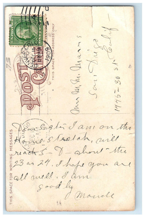 1909 Moffat Road, South Boulder Creek Colorado CO Posted Postcard