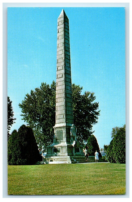 c1950s Point Pleasant Battle Monument Point Pleasant West Virginia WV Postcard