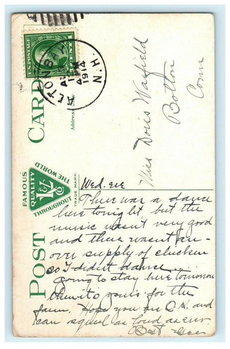 1914 Oakbirch Inn, Alton Bay, Lake Winnepesaukee, New Hampshire N.H. Postcard