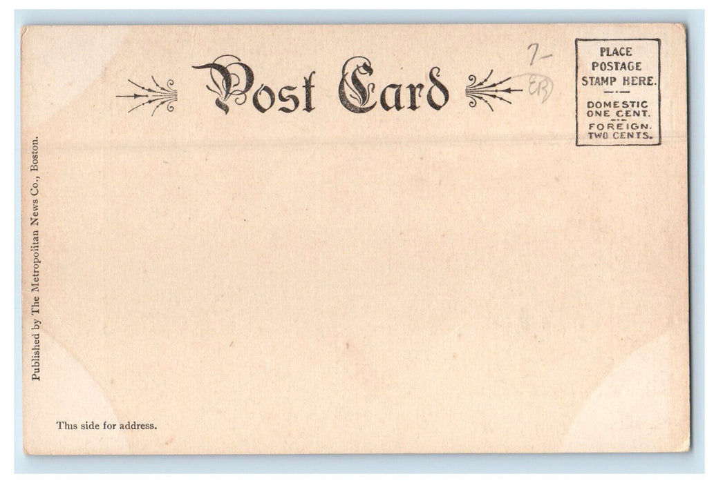 c1905 West Side Central Square Keene New Hampshire NH Antique Postcard