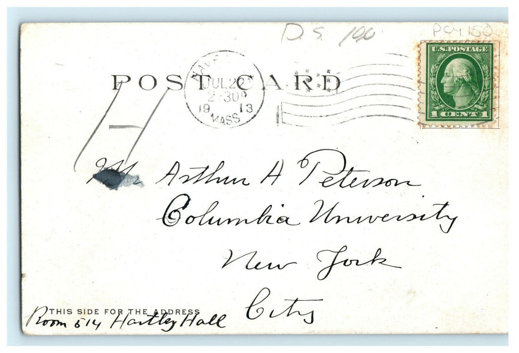 1913 Merrimac River Point Shore Amesbury Massachusetts MA Antique Postcard