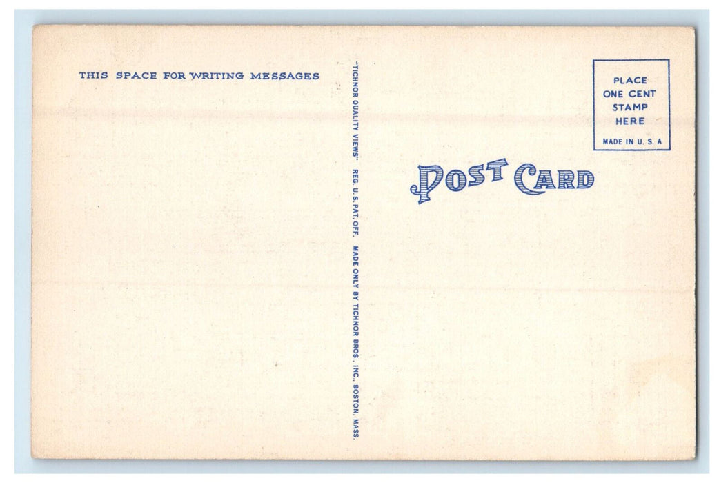 c1940s Boats, Boat Landing and Shore, Boothbay Harbor, Maine ME Postcard