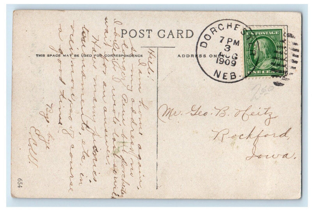 1909 How To Be Aristocratic Book Rob A. Bank Dorchester Nebraska NE Postcard