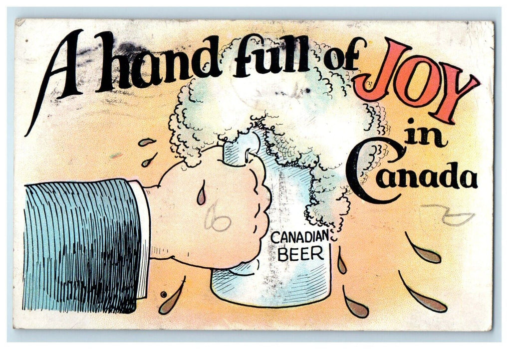 1931 Canadian Beer Party Niagara Falls Ontario Canada Posted Vintage Postcard