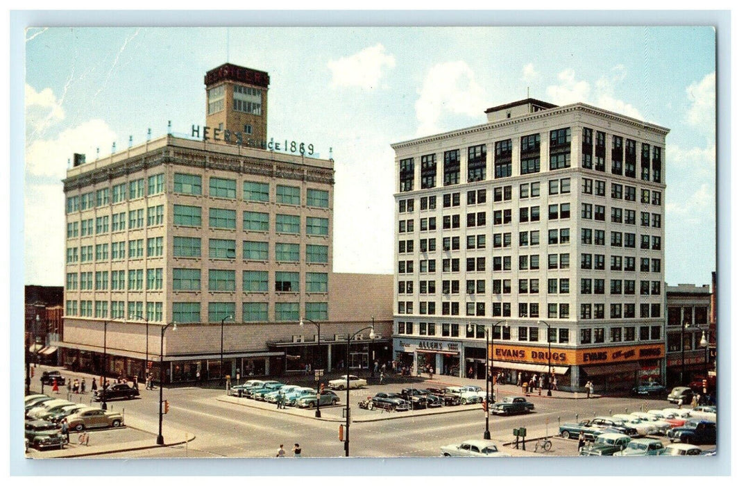 c1950's The Square Building Queen City Of Ozark Springfield Missouri MO Postcard