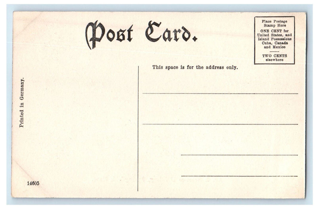 c1920s Science Building Springfield Massachusetts MA Antique Unposted Postcard