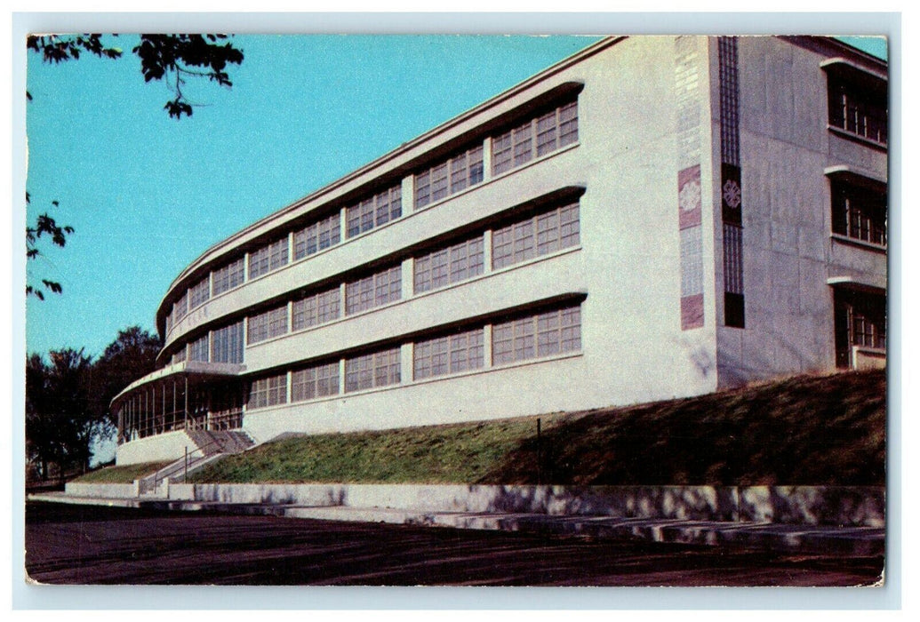 1955 State Fair Grounds Girls Club Des Moines Iowa IA Posted Vintage Postcard