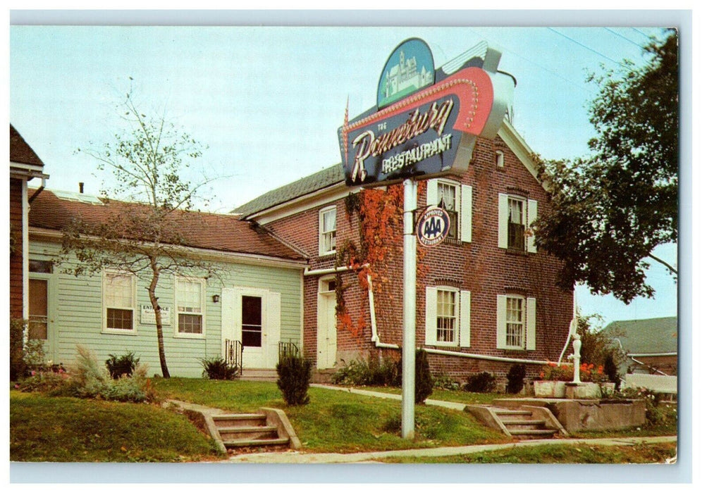 c1950's The Ronneburg Restaurant Amana Iowa IA Unposted Vintage Postcard