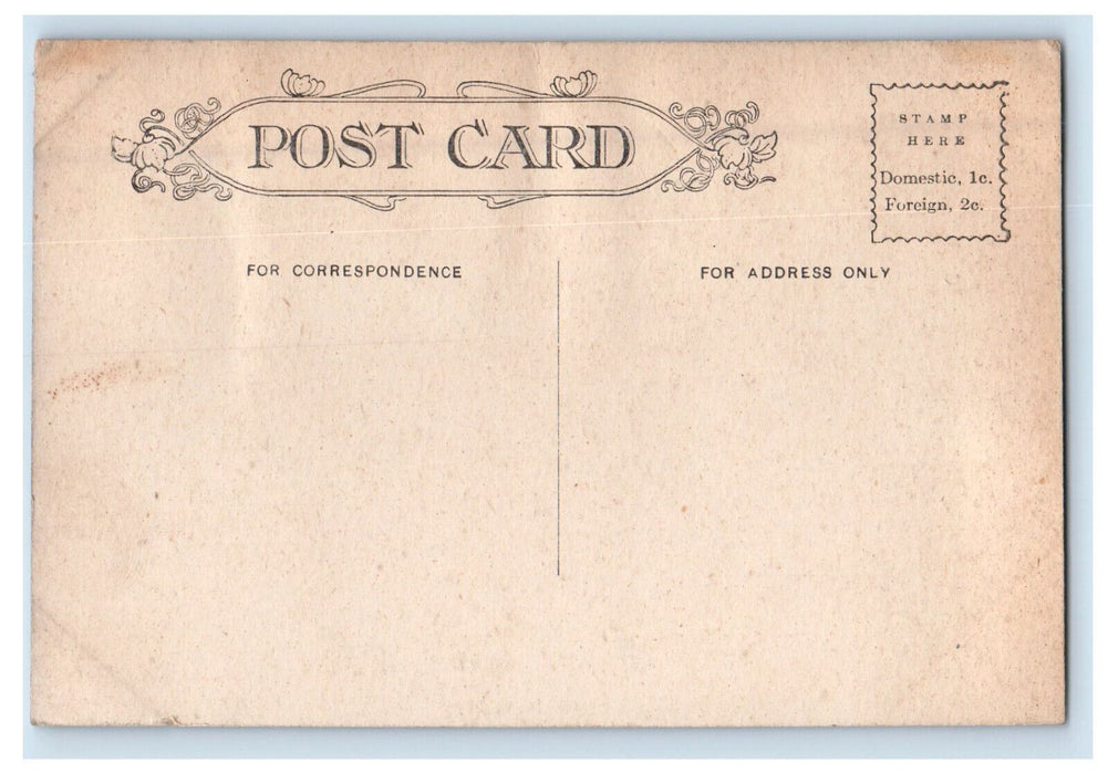 1908 Wendell Avenue Pittsfield Massachusetts MA Antique Postcard