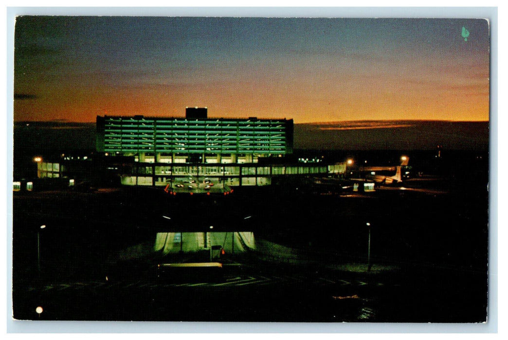 1973 Entrance Tunnel to Terminal Toronto International Airport Canada Postcard