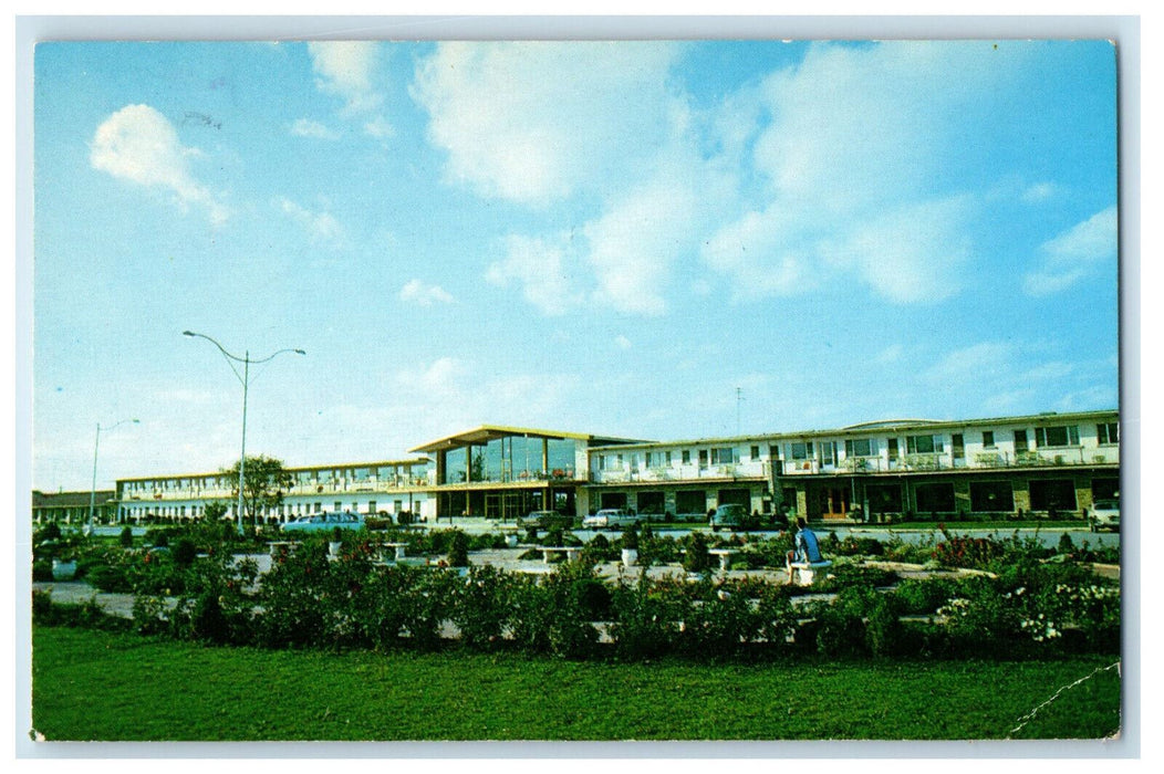 1963 Prudhomme's Garden Centre Motor Hotel Ontario Canada Posted Postcard