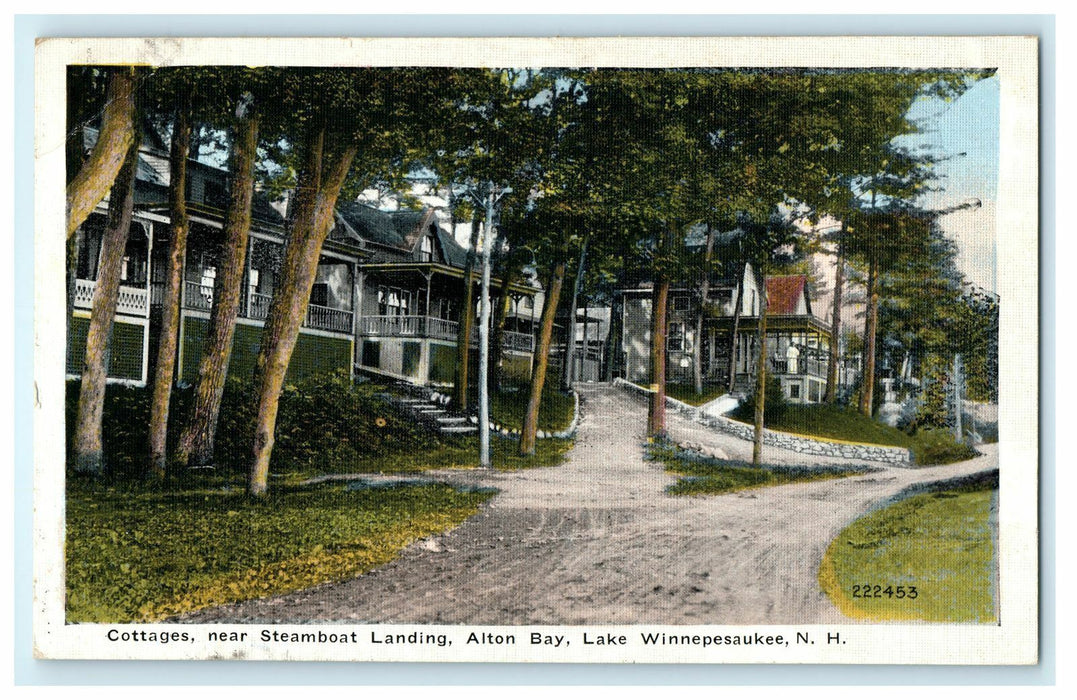c1910 Alton Bay Lake, Winnipesaukee, New Hampshire, NH Posted Antique Postcard