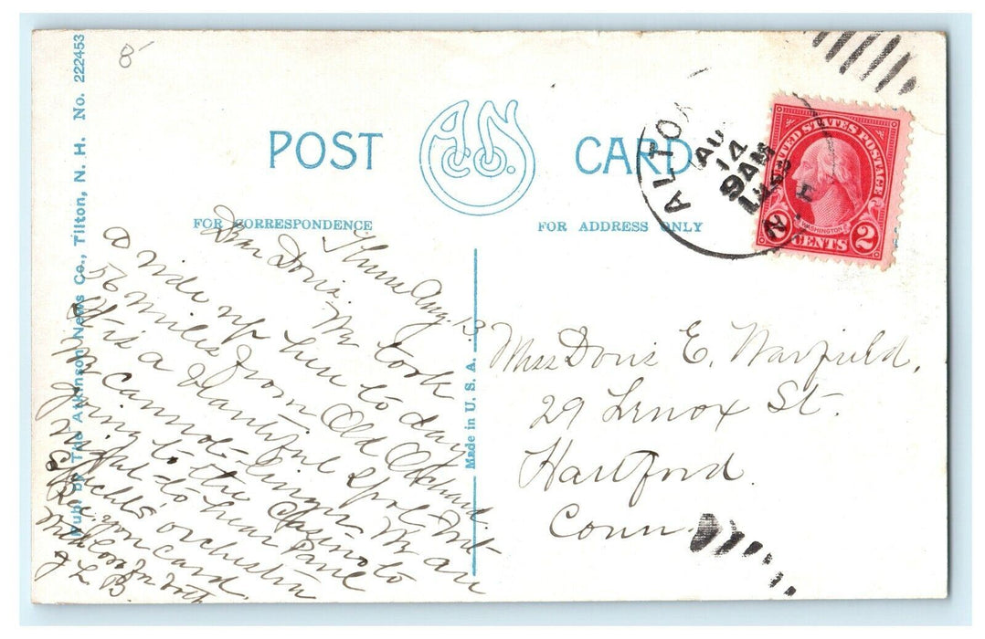 c1910 Alton Bay Lake, Winnipesaukee, New Hampshire, NH Posted Antique Postcard