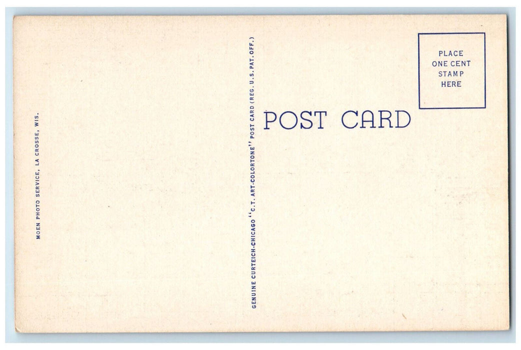 c1940's One of the many Post Chapels Camp McCoy Wisconsin WI Vintage Postcard
