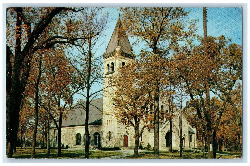 c1960's Edward Dwight Eaton Chapel Beloit College Beloit Wisconsin WI Postcard