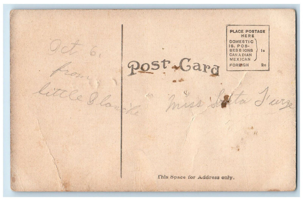c1910 The 07 Arch on College Campus Beloit Wisconsin WI Antique Postcard