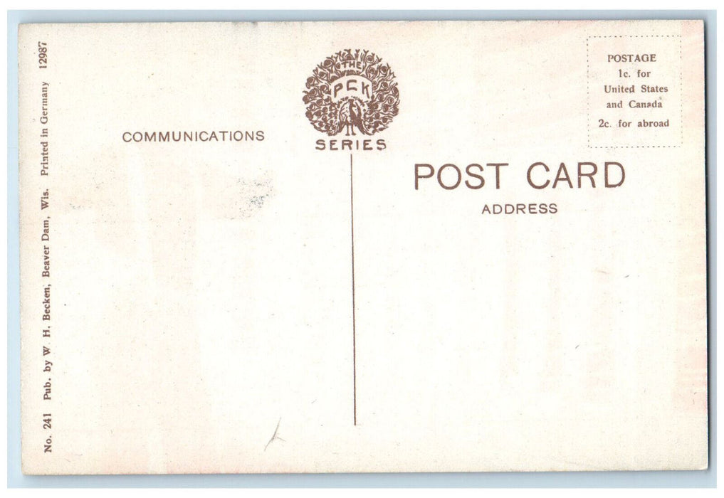 c1910 Half Day Fish Catch on Beaver Lake Beaver Dam Wisconsin WI Postcard