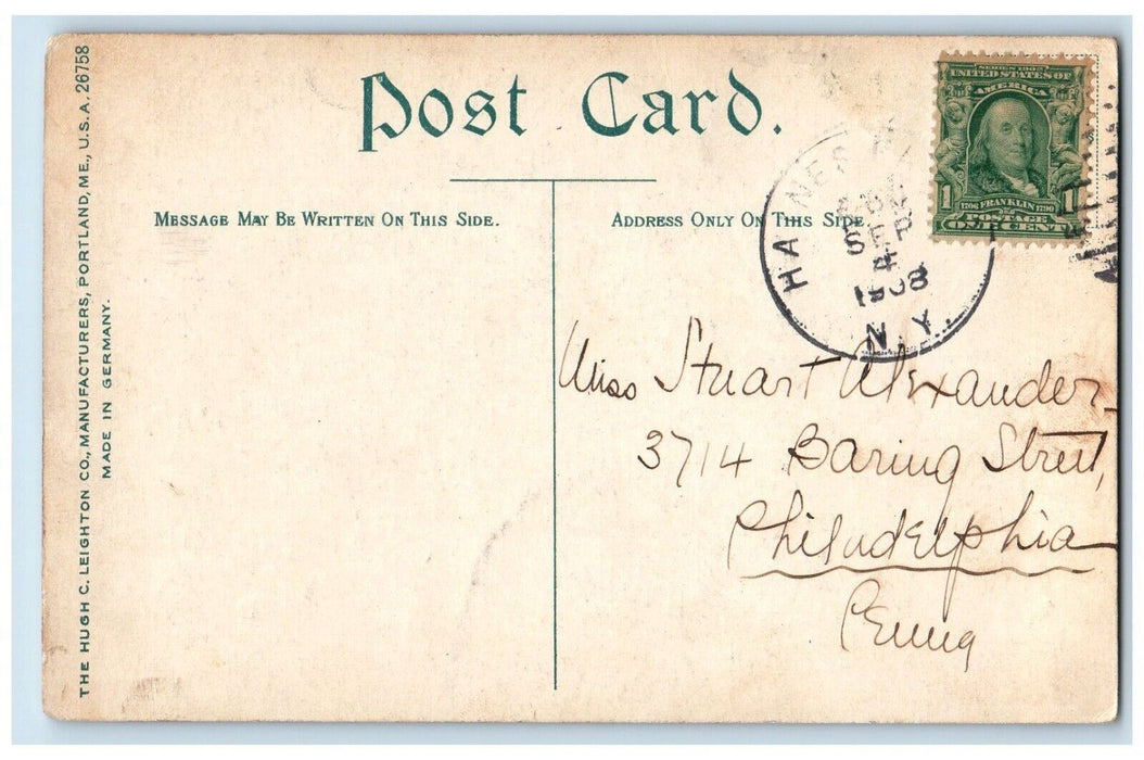 1908 Sleepy Hollow Catskill Old Original Rip Van Winkie House New York Postcard