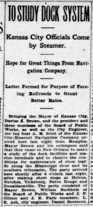 1911 Endeavor Dry Dock Peristyle New Orleans LA Kansas City RPPC Photo Postcard