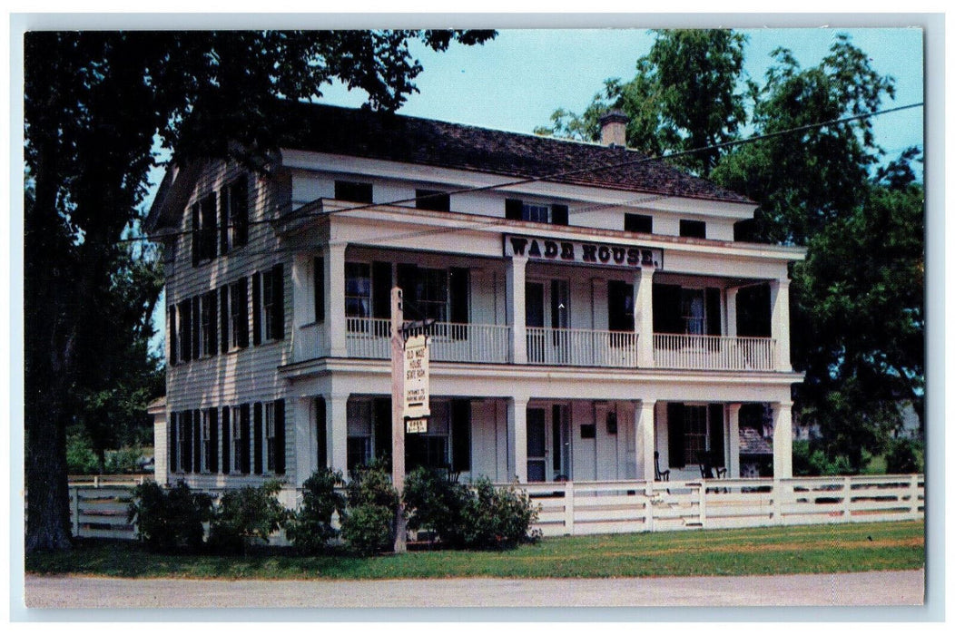 c1950's Old Wade House, Greenbush, Wisconsin WI Vintage Unposted Postcard