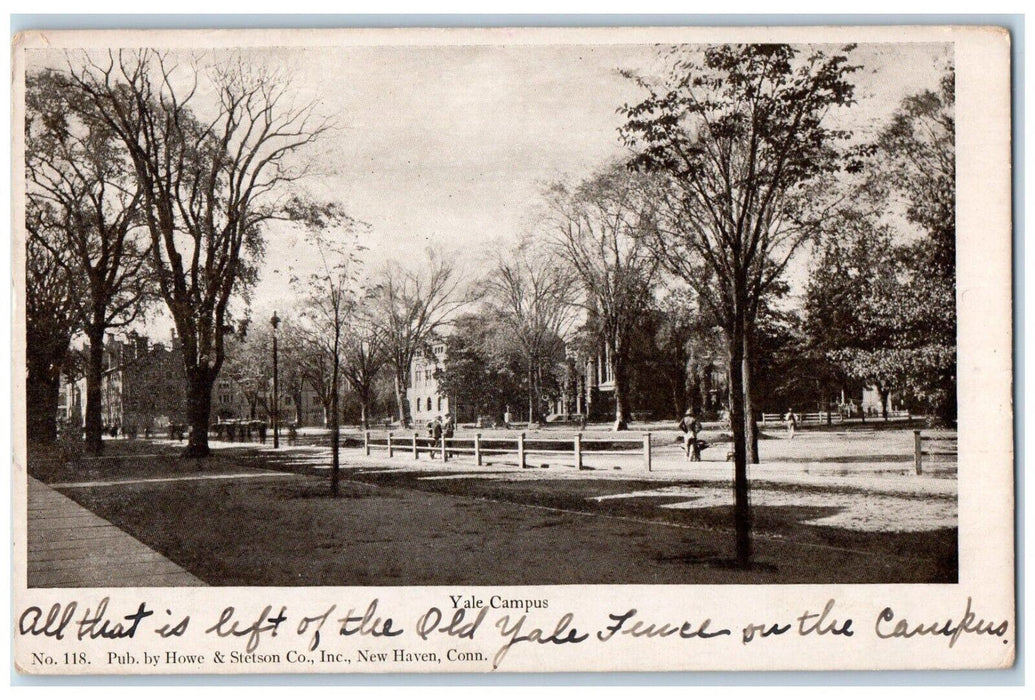 c1905 Yale Campus Pub Howe Stetson Co Inc New Haven Connecticut Conn Postcard