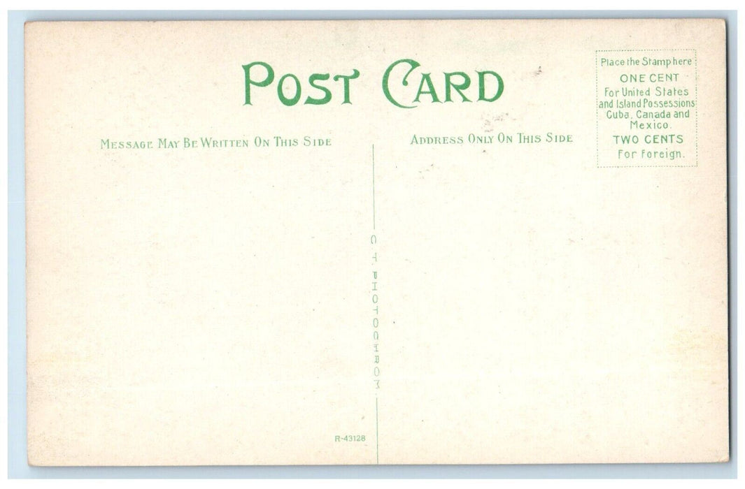 c1910 Country Club Sault STE Cowboy Horse House Park Marie Michigan MI Postcard