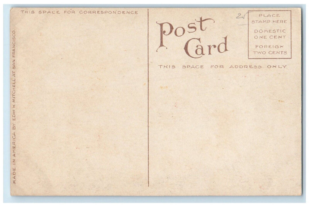c1910 Hello Bill Meet Me Pay Streak Alaska Yukon Pacific Seattle USA WN Postcard
