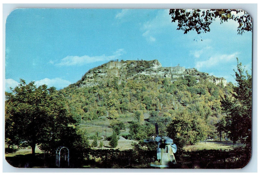 c1950's Grandad Bluff La Crosse Wisconsin WI Vintage Unposted Postcard