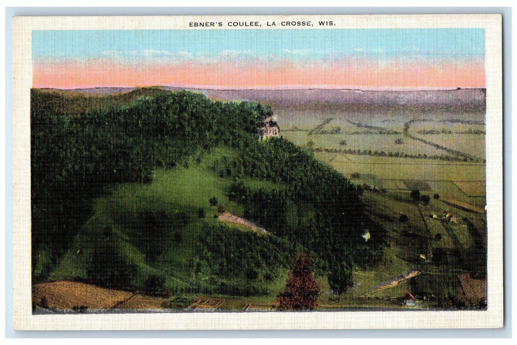 c1940's Ebner's Coulee La Crosse Wisconsin WI Vintage Unposted Postcard