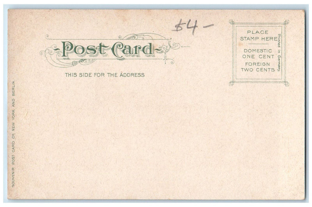 c1905 Railway, Terminal Depot Allentown Pennsylvania PA Antique Postcard