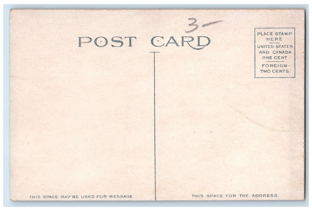c1910 West College Building Dickinson College Carlisle PA Antique Postcard