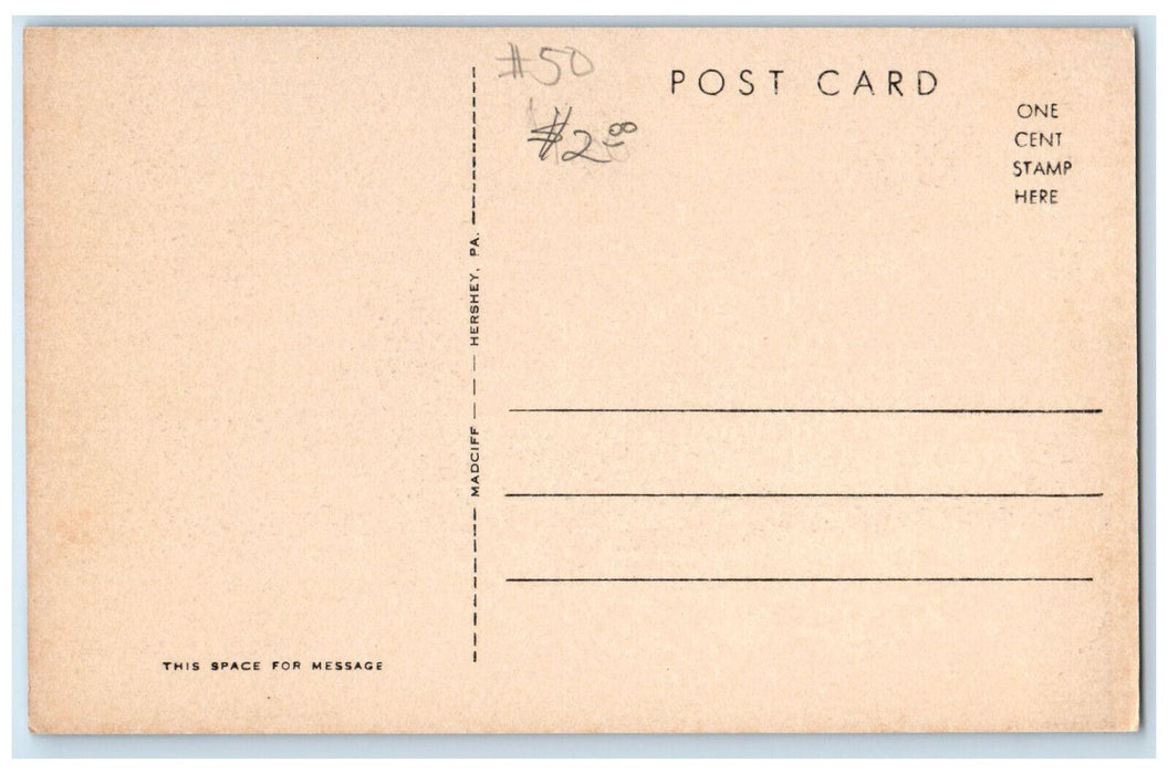 c1940's St. Johns Episcopal Church Carisle Pennsylvania PA Vintage Postcard